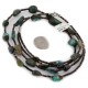 2 Strand Certified Authentic Navajo .925 Sterling Silver Natural Turquoise Native American Necklace 16006-66 2 Strand Certified Authentic Navajo .925 Sterling Silver Natural Turquoise Native American Necklace 16006-66