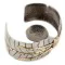 Certified Authentic Handmade Navajo Pure Nickel and Brass Native American Bracelet 12985