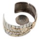 Certified Authentic Handmade Navajo Pure Nickel and Brass Native American Bracelet 12985 Certified Authentic Handmade Navajo Pure Nickel and Brass Native American Bracelet 12985