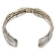 Certified Authentic Handmade Navajo Pure Nickel and Brass Native American Bracelet 12985 Certified Authentic Handmade Navajo Pure Nickel and Brass Native American Bracelet 12985