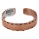 Handmade Certified Authentic Navajo Pure Copper Native American Bracelet 12988