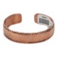 Handmade Certified Authentic Navajo Pure Copper Native American Bracelet 12989