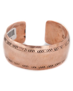 Handmade Certified Authentic Navajo Pure Copper Native American Bracelet 12990