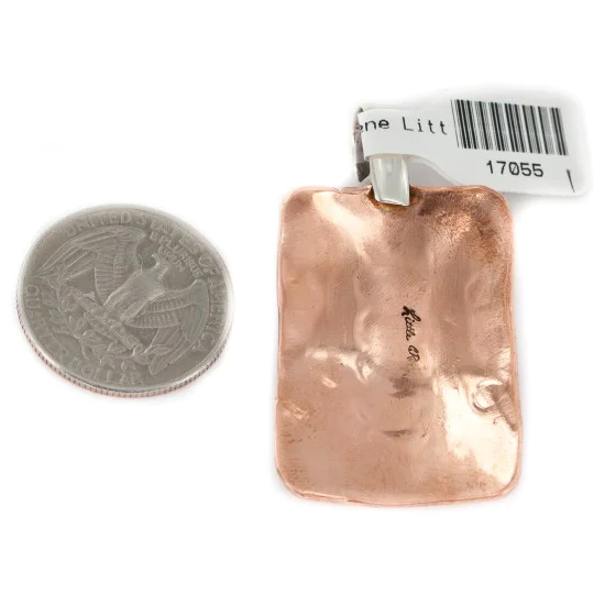 Horse Navajo Handmade Pure Copper Native American Pendant 17055-1