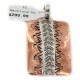 Navajo .925 Sterling Silver Sun Handmade Certified Authentic Pure Copper Native American Pendant 17055-2