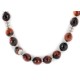 Nickel Certified Authentic Navajo Natural Carnelian Native American Necklace 25328