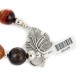 Nickel Certified Authentic Navajo Natural Carnelian Native American Necklace 25328
