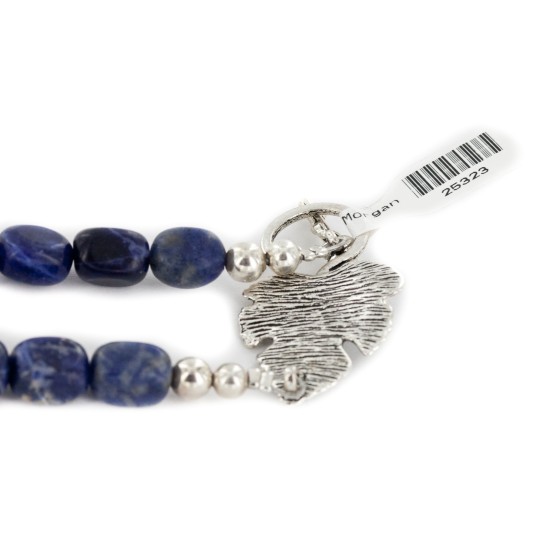 Nickel Certified Authentic Navajo Natural Lapis Lazuli Native American Necklace 25323 Nickel Certified Authentic Navajo Natural Lapis Lazuli Native American Necklace 25323