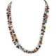 2 Strand Certified Authentic .925 Sterling Silver Navajo Natural Multicolor Stones Native American Necklace 15501-458 2 Strand Certified Authentic .925 Sterling Silver Navajo Natural Multicolor Stones Native American Necklace 15501-458