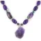 Navajo Native American Amethyst and Sugilite Sterling Silver Necklace Navajo Native American Amethyst and Sugilite Sterling Silver Necklace