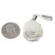 .925 Sterling Silver Handmade Navajo Natural Turquoise Native American Pendant 25299-5 .925 Sterling Silver Handmade Navajo Natural Turquoise Native American Pendant 25299-5