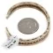 Feather Navajo Handmade Pure Copper Brass Native American Bracelet 13008-2 Feather Navajo Handmade Pure Copper Brass Native American Bracelet 13008-2