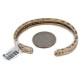 Kokopelli Navajo .925 Sterling Silver Handmade Certified Authentic Pure Copper Brass Native American Bracelet 13008-3