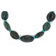 Certified Authentic Navajo .925 Sterling Silver Natural Spiderweb Turquoise Native American Necklace 15213-301