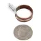 .925 Sterling Silver Pure Copper Handmade Certified Authentic Navajo Kokopelli Native American Ring 17068 .925 Sterling Silver Pure Copper Handmade Certified Authentic Navajo Kokopelli Native American Ring 17068