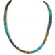 Certified Authentic Navajo .925 Sterling Silver Natural  and Turquoise Native American Necklace 25300