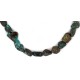 Certified Authentic Navajo .925 Sterling Silver Natural Turquoise Native American Necklace 15341-130