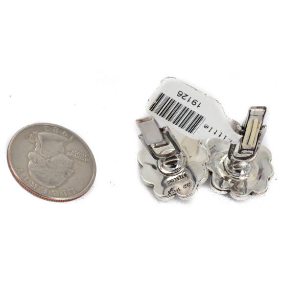 Handmade Certified Authentic Navajo .925 Sterling Silver Natural Lapis Native American Cuff Links 19126
