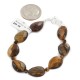Certified Authentic Navajo .925 Sterling Silver Natural Tigers Eye Native American Bracelet 13038-19 Certified Authentic Navajo .925 Sterling Silver Natural Tigers Eye Native American Bracelet 13038-19