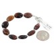 Nickel Certified Authentic Navajo Natural Agate Native American Bracelet 13043-6 Nickel Certified Authentic Navajo Natural Agate Native American Bracelet 13043-6