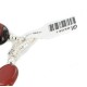 Certified Authentic Nickel Navajo Natural Carnelian Native American Bracelet 13039-10