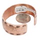Pure Copper Hammered Navajo Handmade Certified Authentic Native American Bracelet 13042-1 Pure Copper Hammered Navajo Handmade Certified Authentic Native American Bracelet 13042-1