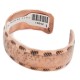 Pure Copper Hammered Navajo Handmade Certified Authentic Native American Bracelet 13042-1 Pure Copper Hammered Navajo Handmade Certified Authentic Native American Bracelet 13042-1