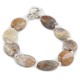 Nickel Certified Authentic Navajo Natural Jasper Native American Bracelet 13043-5