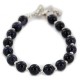 Nickel Certified Authentic Navajo Natural Purple Goldstone Native American Bracelet 13039-9