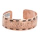 Pure Copper Hammered Navajo Handmade Certified Authentic Native American Bracelet 13042-1 Pure Copper Hammered Navajo Handmade Certified Authentic Native American Bracelet 13042-1