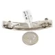 Handmade Bear Navajo Nickel Native American Hair Barrette 10343-2