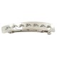 Handmade Bear Paw Certified Authentic Navajo Nickel Native American Hair Barrette 10344-4