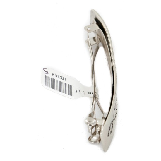 Handmade Certified Authentic Navajo Nickel Native American Hair Barrette 10343-5