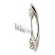 Handmade Certified Authentic Navajo Nickel Native American Hair Barrette 10343-5