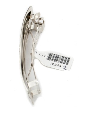 Horse Handmade Certified Authentic Navajo Nickel Native American Hair Barrette 10344-2