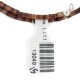 Certified Authentic Heart Navajo Natural Turquoise Amethyst Heishi Adjustable Wrap Native American Bracelet 13049-15