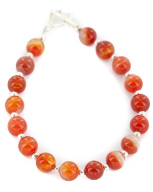 Certified Authentic Navajo Nickel Natural Carnelian Native American Bracelet 13047-3 Certified Authentic Navajo Nickel Natural Carnelian Native American Bracelet 13047-3