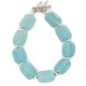 Certified Authentic Navajo Nickel Natural Quartz Native American Bracelet 13048-3
