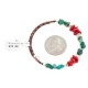 Certified Authentic Navajo Natural Turquoise Coral Heishi Adjustable Wrap Native American Bracelet 13037-6 Certified Authentic Navajo Natural Turquoise Coral Heishi Adjustable Wrap Native American Bracelet 13037-6