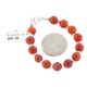 Certified Authentic .925 Sterling Silver Navajo Natural Agate Native American Bracelet 13040-4