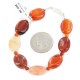Certified Authentic .925 Sterling Silver Navajo Natural Carnelian Native American Bracelet 13040-9 Certified Authentic .925 Sterling Silver Navajo Natural Carnelian Native American Bracelet 13040-9