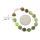 Certified Authentic .925 Sterling Silver Navajo Jasper Native American Bracelet 13040-8 Certified Authentic .925 Sterling Silver Navajo Jasper Native American Bracelet 13040-8