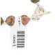Certified Authentic Nickel Navajo Natural Unakite Native American Bracelet 13040-1