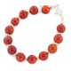 Certified Authentic .925 Sterling Silver Navajo Natural Agate Native American Bracelet 13040-4