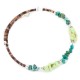 Certified Authentic Navajo Natural Turquoise Gaspeite Heishi Adjustable Wrap Native American Bracelet 13037-4 Certified Authentic Navajo Natural Turquoise Gaspeite Heishi Adjustable Wrap Native American Bracelet 13037-4
