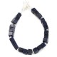 Certified Authentic Navajo Nickel Natural Purple Goldstone Native American Bracelet 13038-2