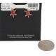 Handmade Certified Authentic Turtle .925 Sterling Silver Coral Native American Stud Earrings 18185-2 Handmade Certified Authentic Turtle .925 Sterling Silver Coral Native American Stud Earrings 18185-2