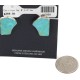 Certified Authentic Navajo .925 Sterling Silver Turquoise Native American Clip Earrings 17950 Certified Authentic Navajo .925 Sterling Silver Turquoise Native American Clip Earrings 17950