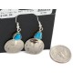 Vintage Style OLD Certified Authentic Buffalo Nickel Coin Certified Authentic Navajo .925 Sterling Silver Natural Turquoise Native American Earrings 18180 Vintage Style OLD Certified Authentic Buffalo Nickel Coin Certified Authentic Navajo .925 Sterling Silver Natural Turquoise Native American Earrings 18180