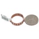 Handmade Feather Certified Authentic Navajo Native American Pure Copper Ring 17091-11